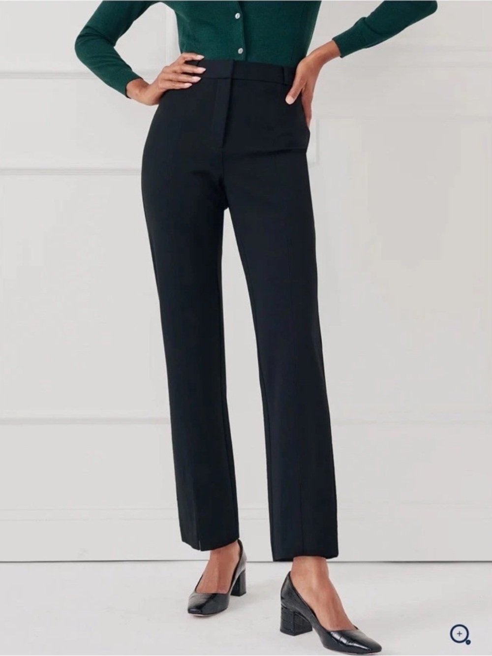 J. McLaughlin Black Deanne Pants Size 14 Excellent $198
